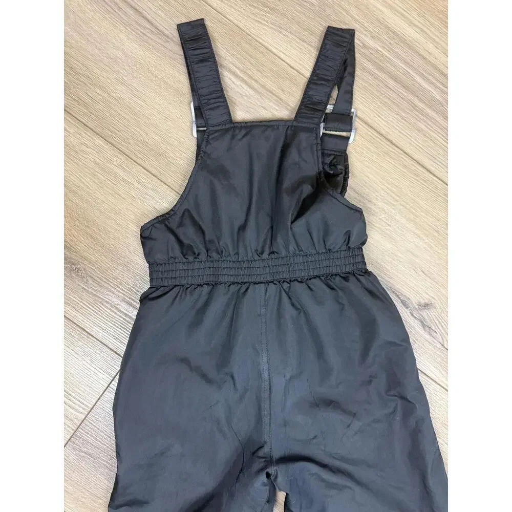 ZeroXposur Snow Bib Pants Kids 7/8 Black Ski Salopettes Adjustable Straps